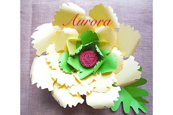 Aurora Giant Paper Flower Templates: 3D SVG & Paper Flowers