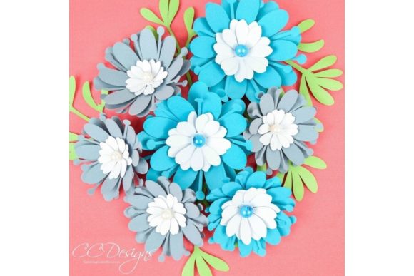 Clementine Paper Flower Templates: 3D SVG for Real Publishing