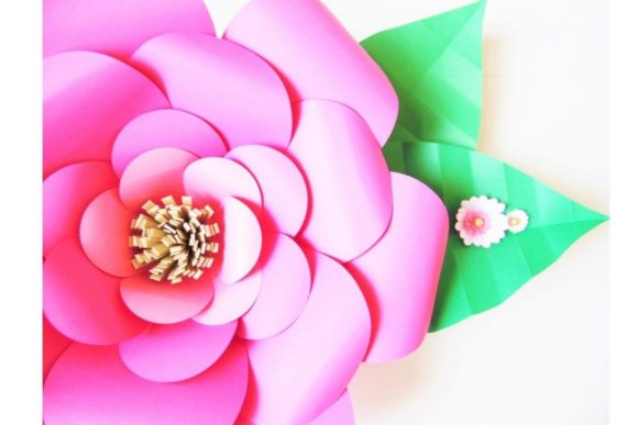 Everly Giant Paper Flowers Templates: 3D SVG Paper Flowers
