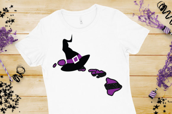 Hawaii Witch Hat Graphics for Crafts and Creators