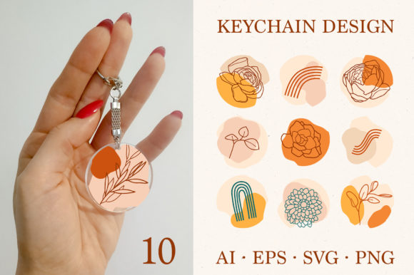 Keychain Flower Pattern: A Designer's Review for Graphics & Crafts