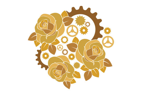 Roses and Gears Steampunk Style